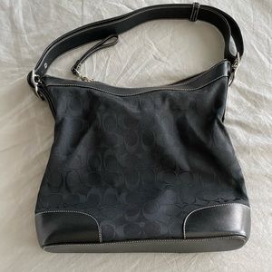 Coach medium black purse